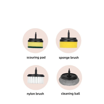 Replaceable Brushes for spin scrubber