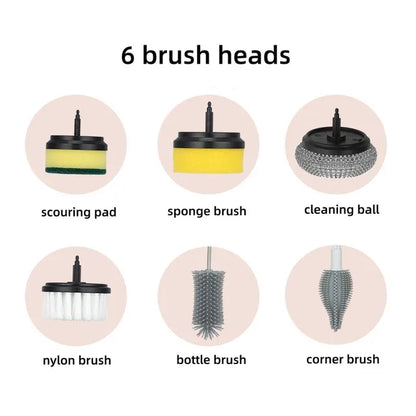 Replaceable Brushes for spin scrubber